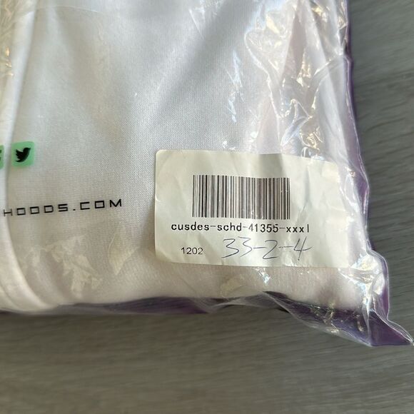 FreshHoods Humanity Equality Zip Up Hoodie Beige 3XL NWT IN PACKAGE - Picture 6 of 7